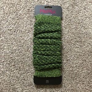 Olive green leg warmers